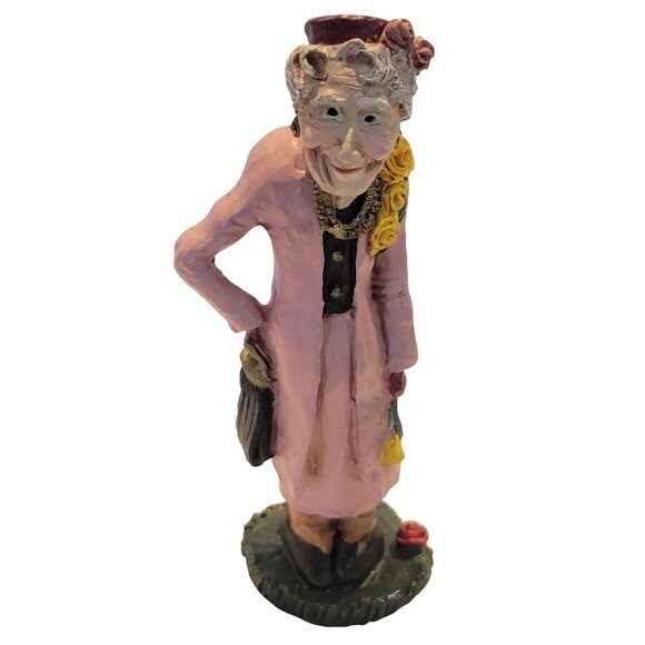 Crunkleton Grandma Mattie Figurine By Hanford Limited Reproduction 1991 - Picture 1 of 12